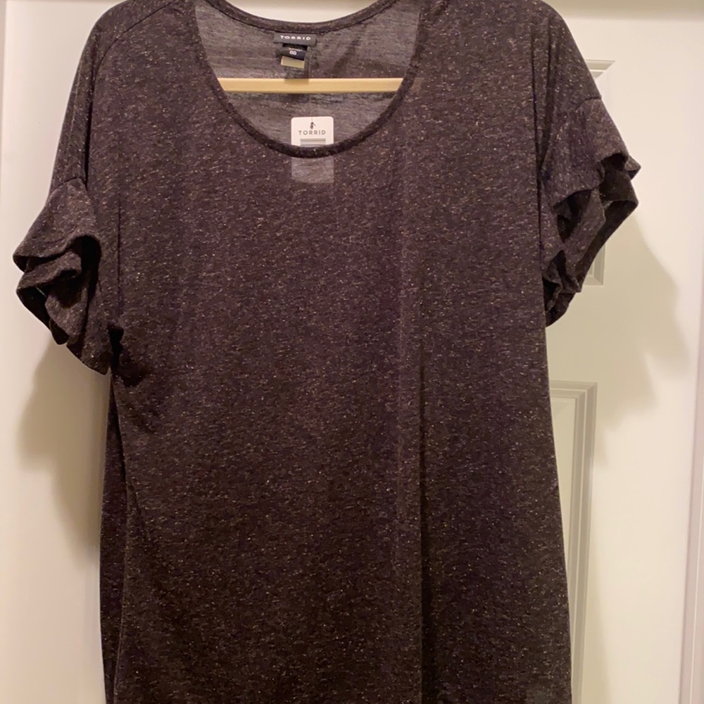 Torrid Ruffle Sleeved Top
